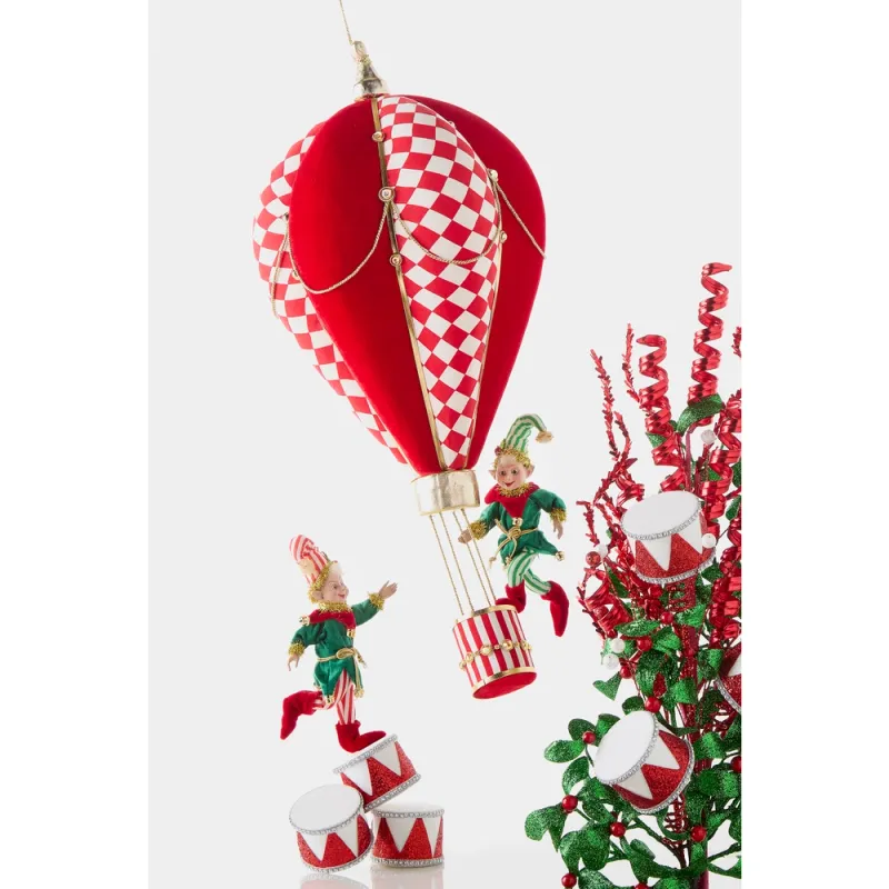 24" Foam Hot Air Balloon Christmas Decor NEW 2026