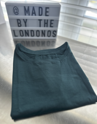 Blank Woman Large Dark Green t-shirt