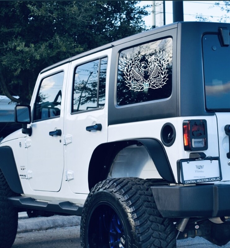 Modern Eaglerising Car Decal