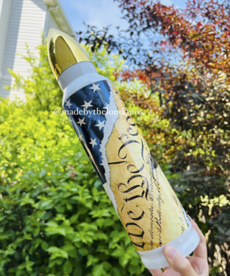 ​&quot;WE THE PEOPLE&quot; 32 oz Bullet Tumbler