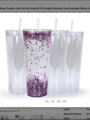 Snowglobe Tumblers