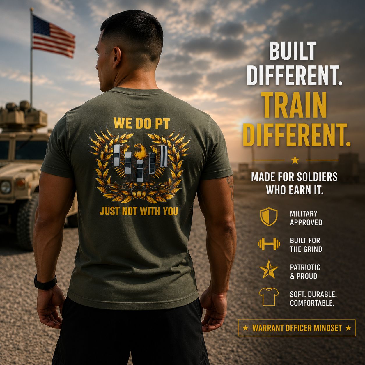 Warrant Officer PT shirt