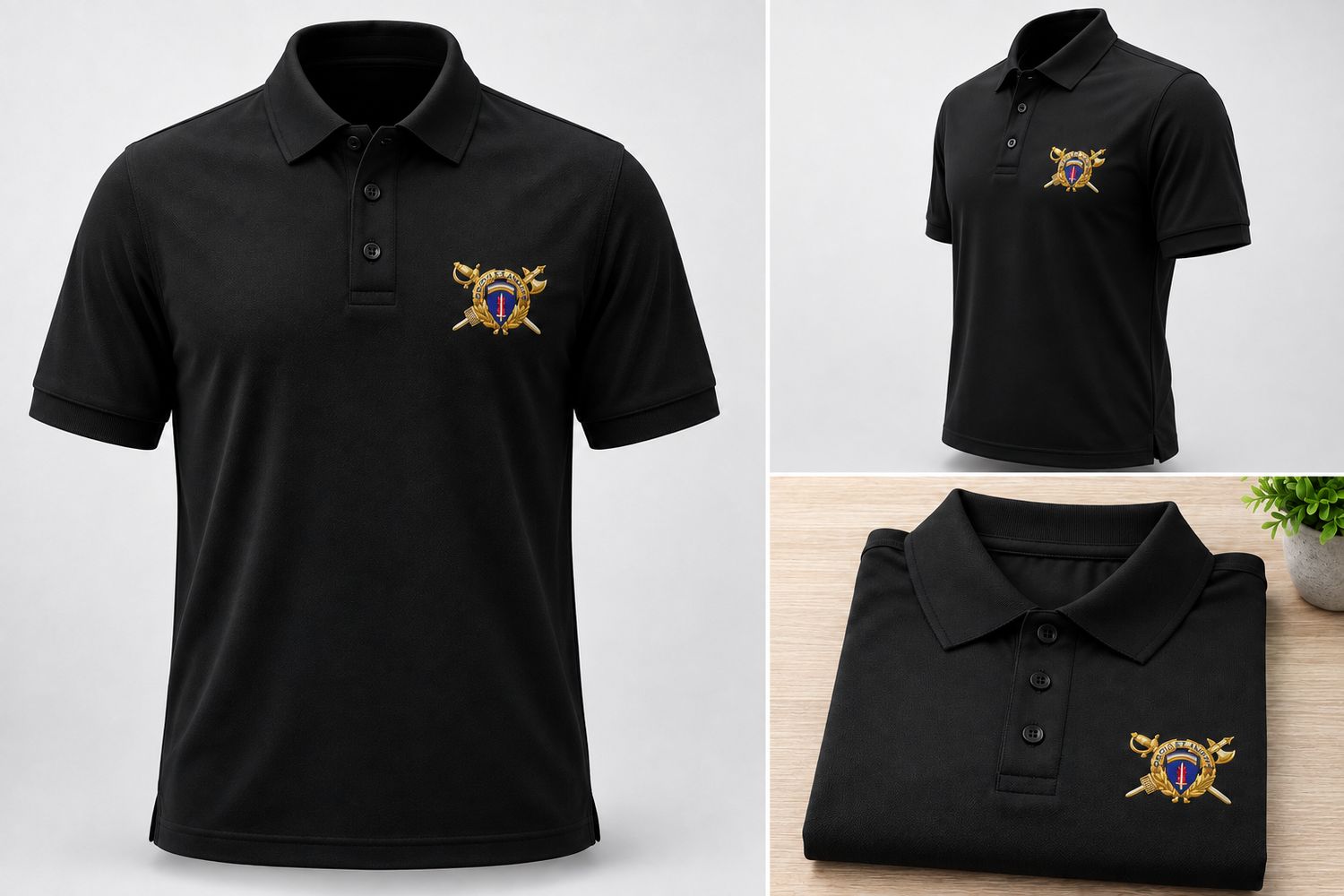 Unit Polo shirts- Black