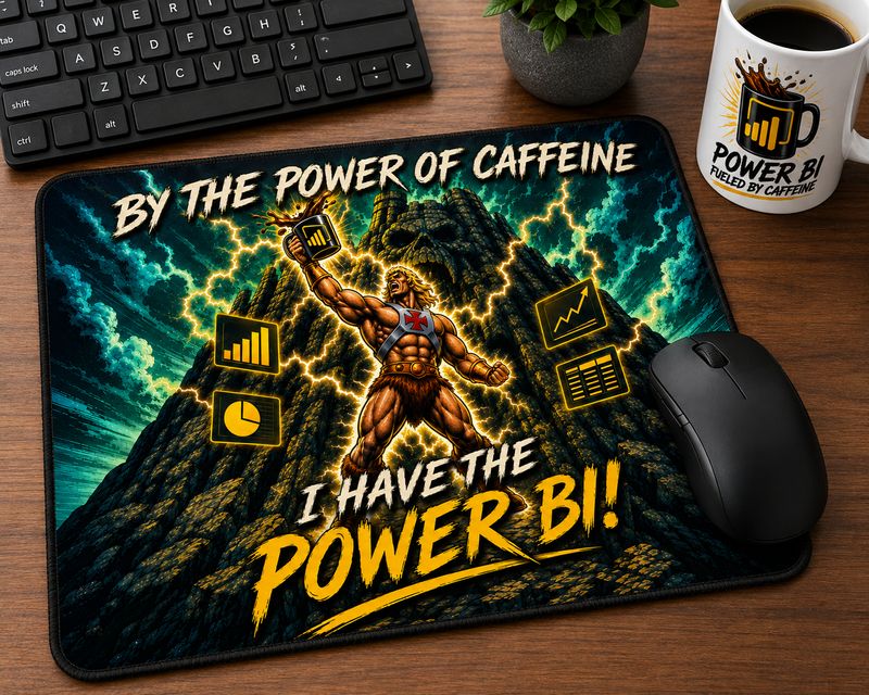 ⚡ Power BI Fueled by Caffeine™ 12 oz Coffee Mug