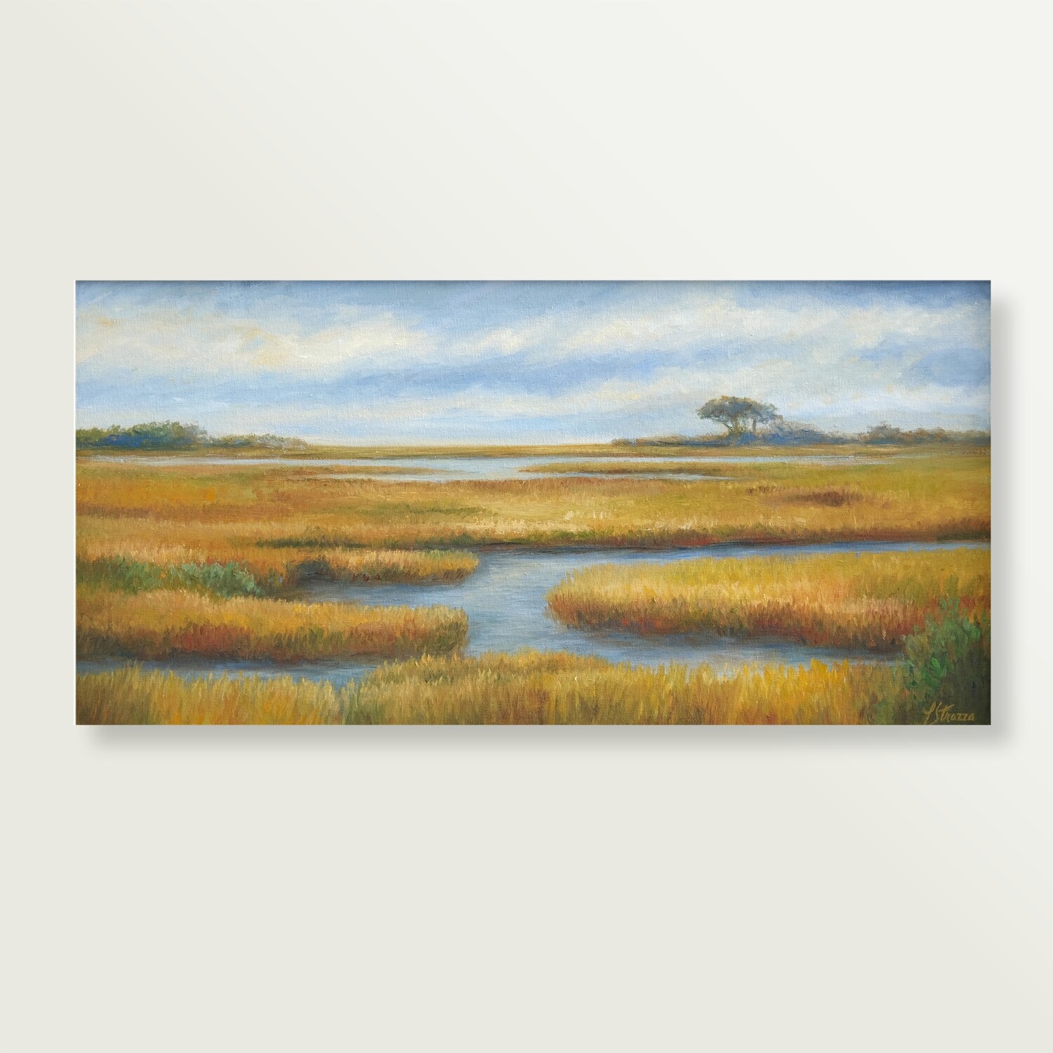 Golden Autumn Marsh - 20x10
