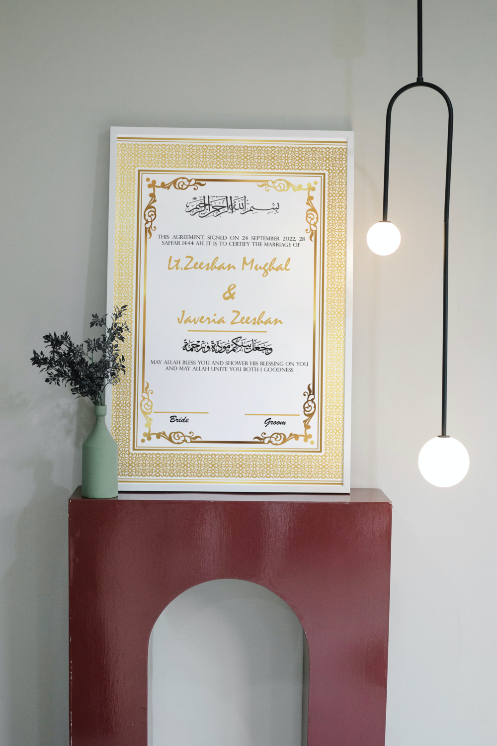Premium quality custom made Frame