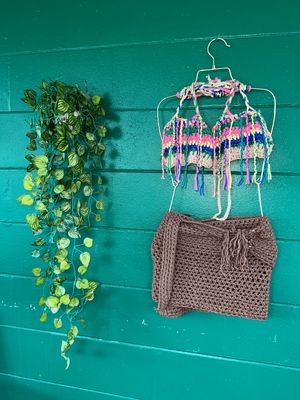 VACATION ON SOME BEACH HANDMADE CROCHET TOP