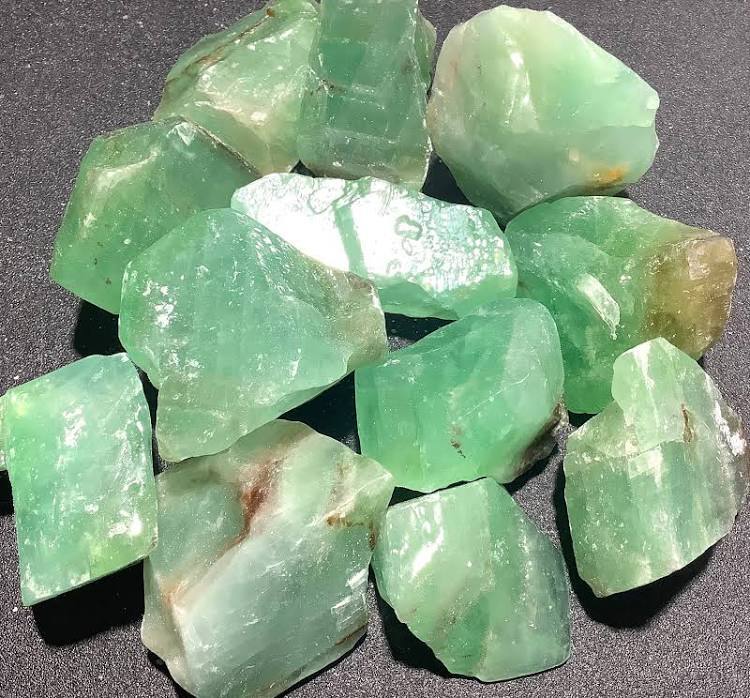 ​Green Calcite Raw