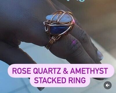 Stacked Stone Ring Stacked Stone Ring