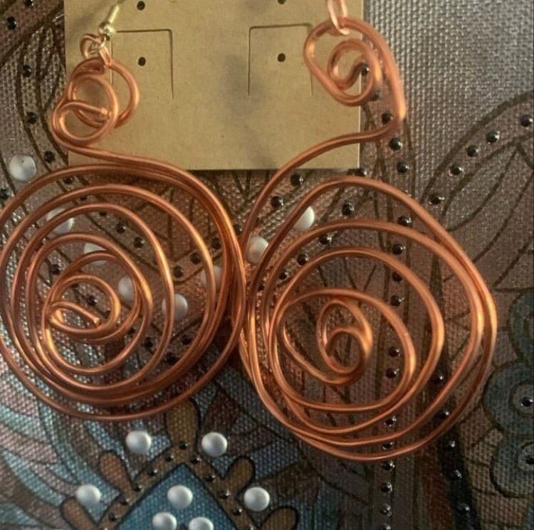 Copper Earrings 4