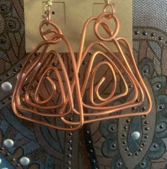 Copper Earrings 3