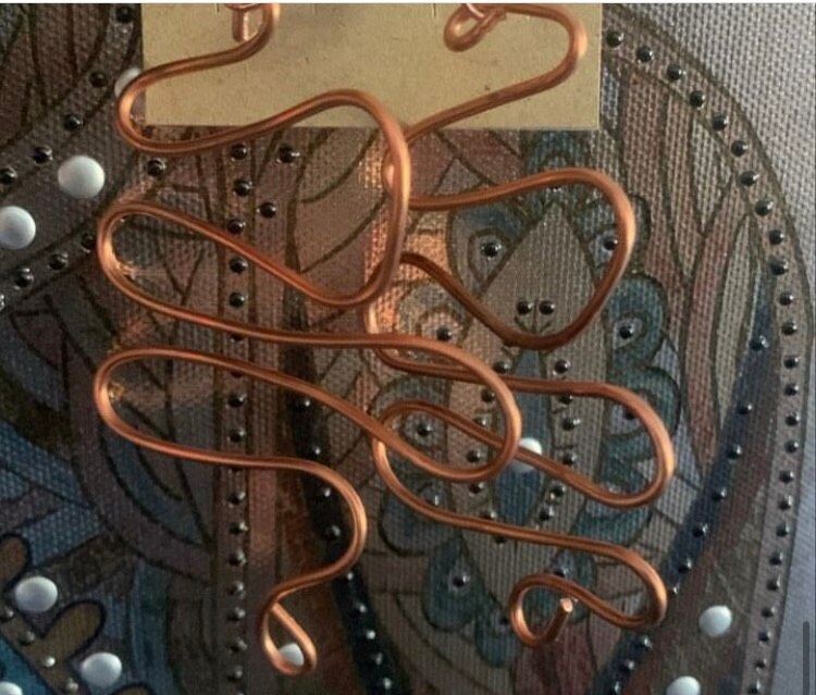 Copper Earrings 2
