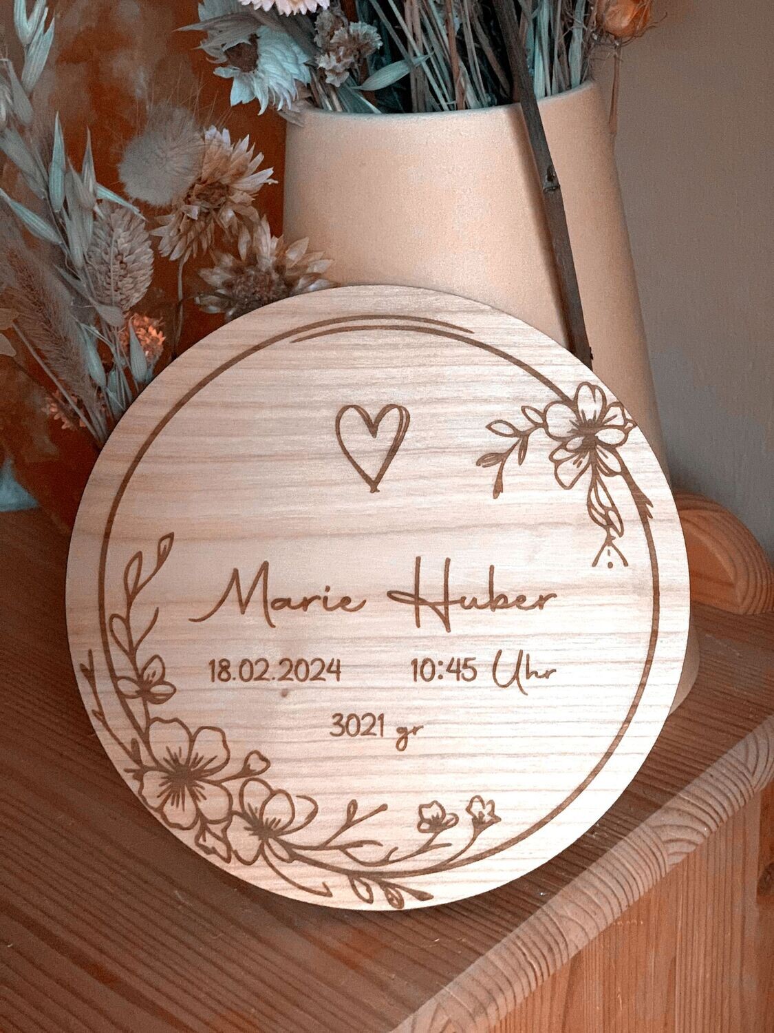 Geburtstaler Herz