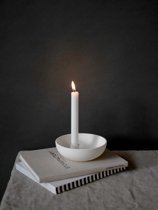 LIDATORP Small white candlestick