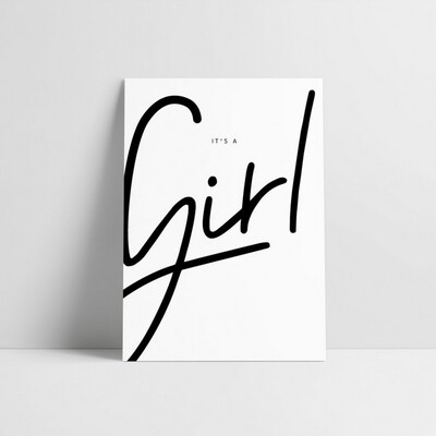 Girl / Postkarte