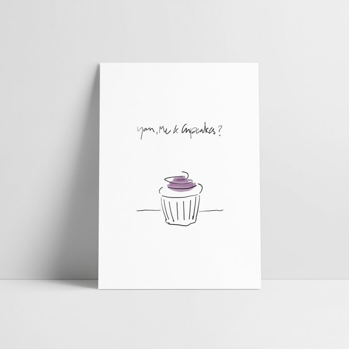 Cupcake / Postkarte