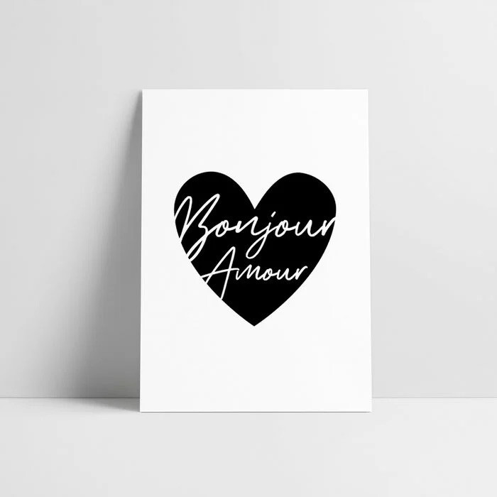 Amour / Postkarte