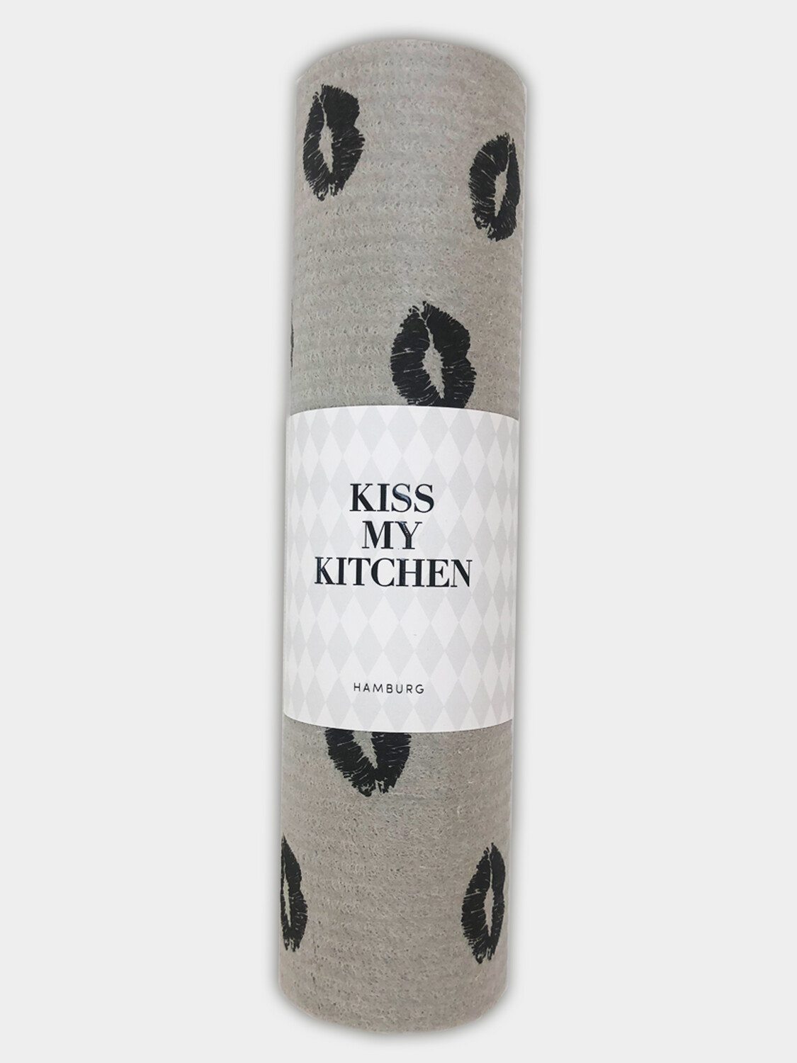 Schwammtuch-Rolle Kiss grey