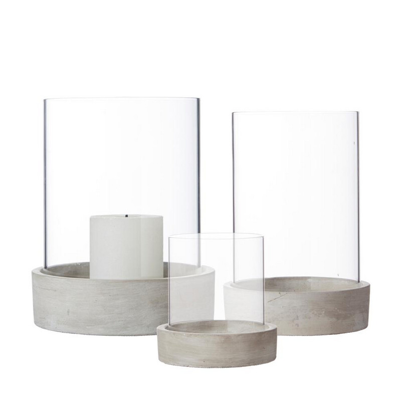 Windlicht Beton