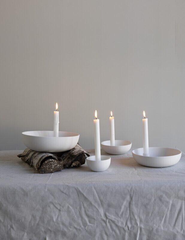 LIDATORP Large white candlestick