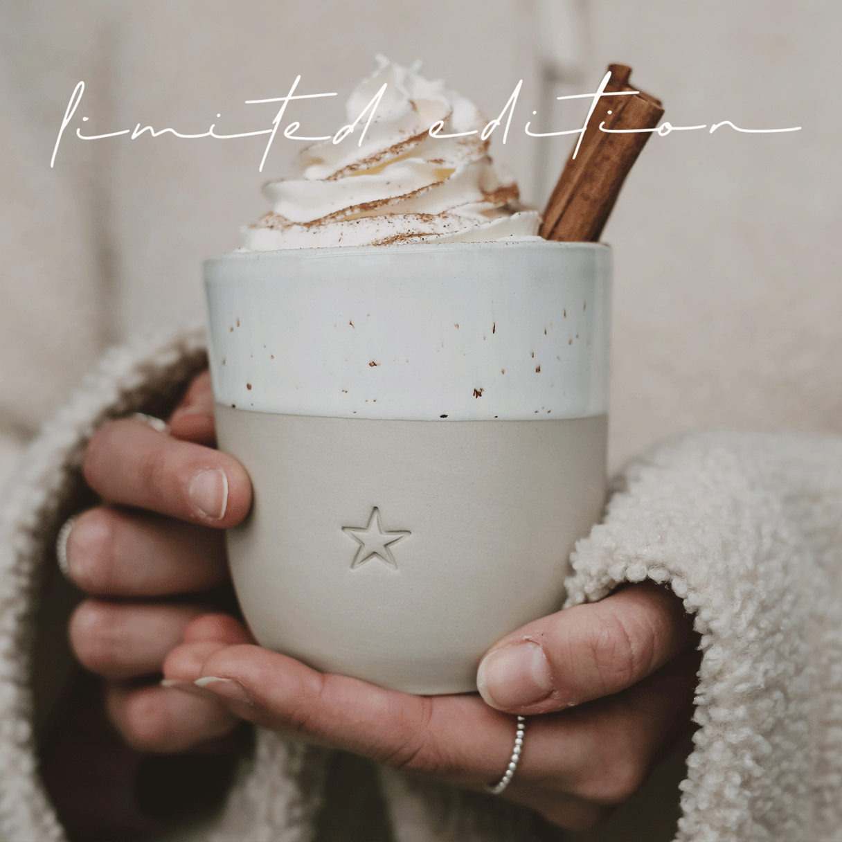 Limitiertr Becher