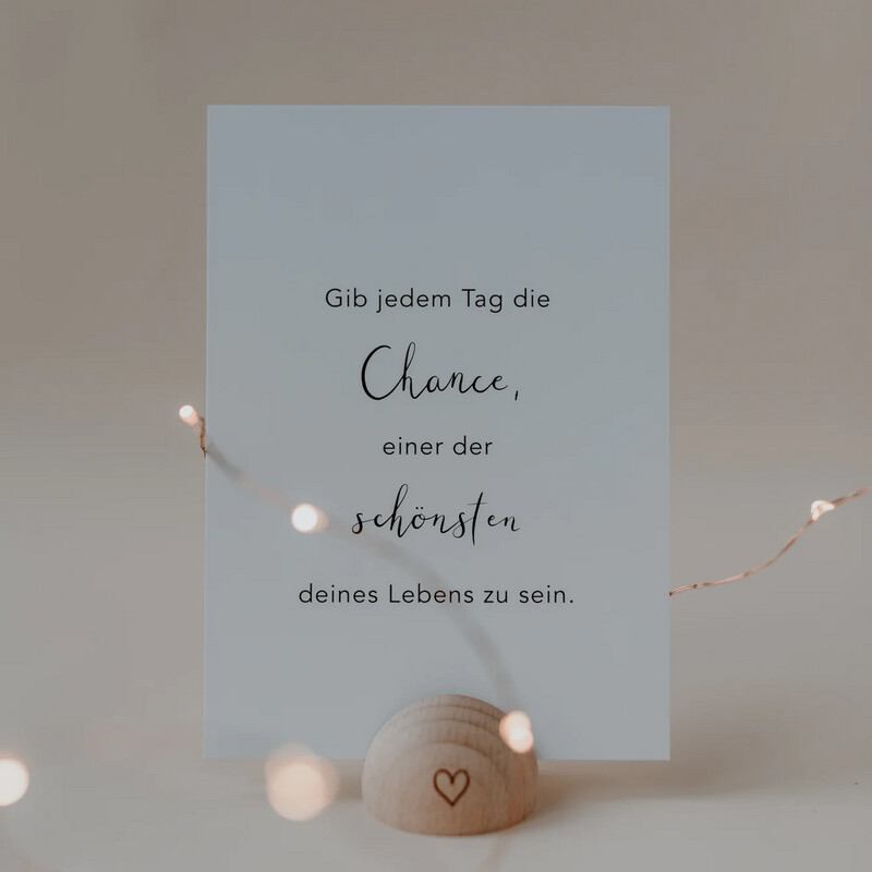 Spruchkarte Jeder Tag