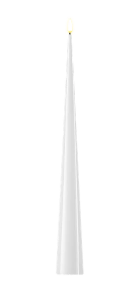 LED Kegelkerze D 5 X H 38 cm