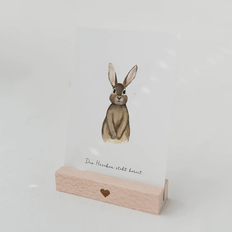 Osterkarte Häschen