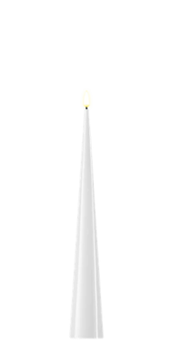 LED Kegelkerze D 5 X H 28 cm