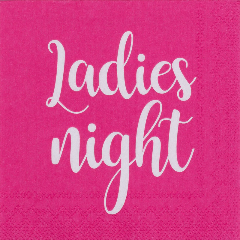 COCKTAILSERVIETTEN &quot;LADIES NIGHT&quot;