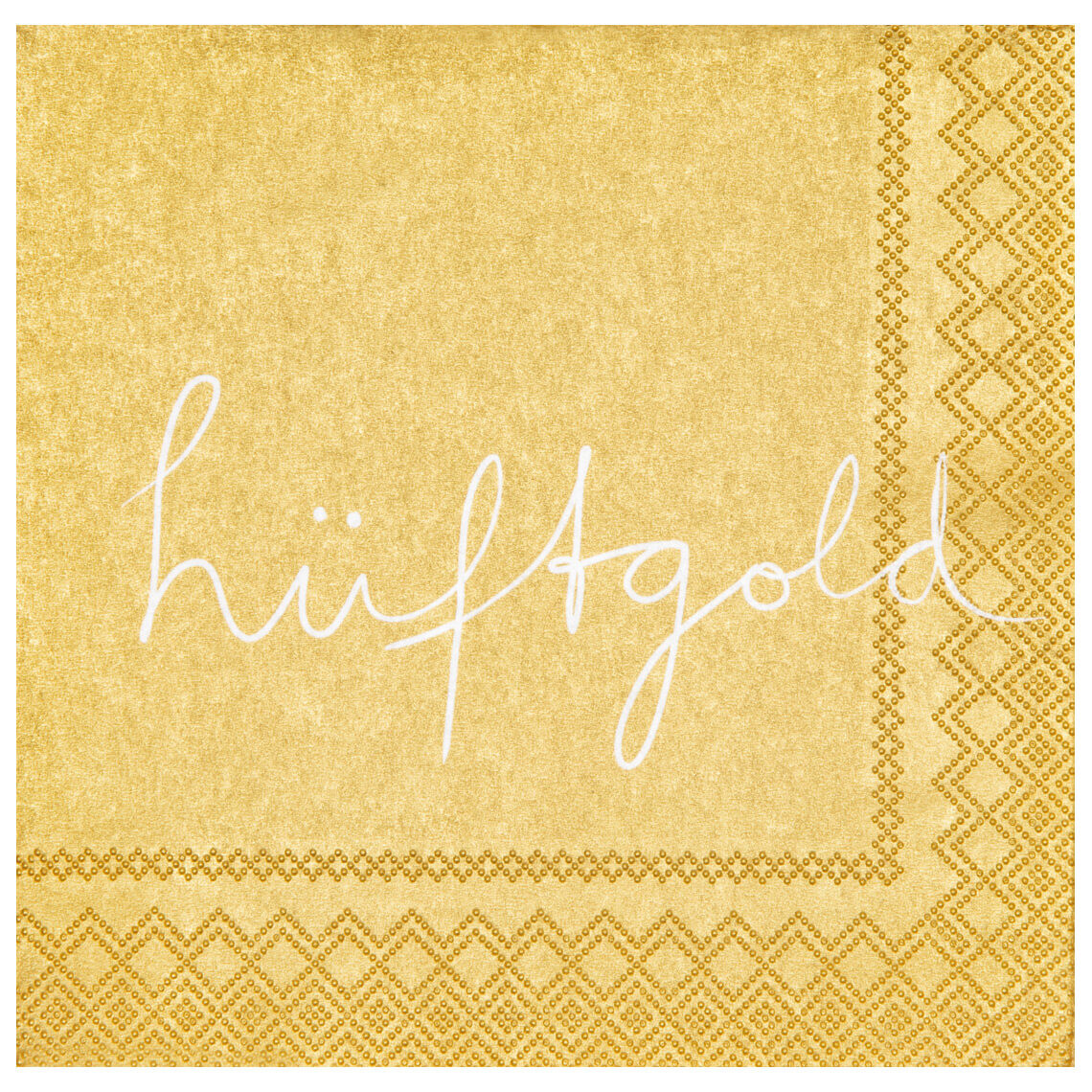COCKTAILSERVIETTEN &quot;HÜFTGOLD&quot;