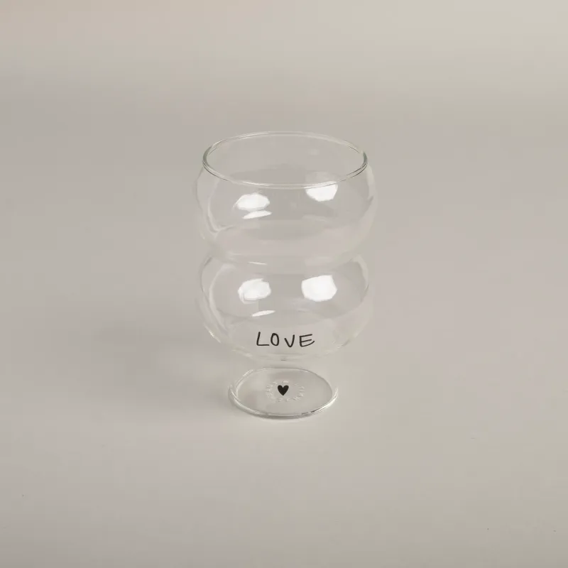 Double Bubble Glas Love