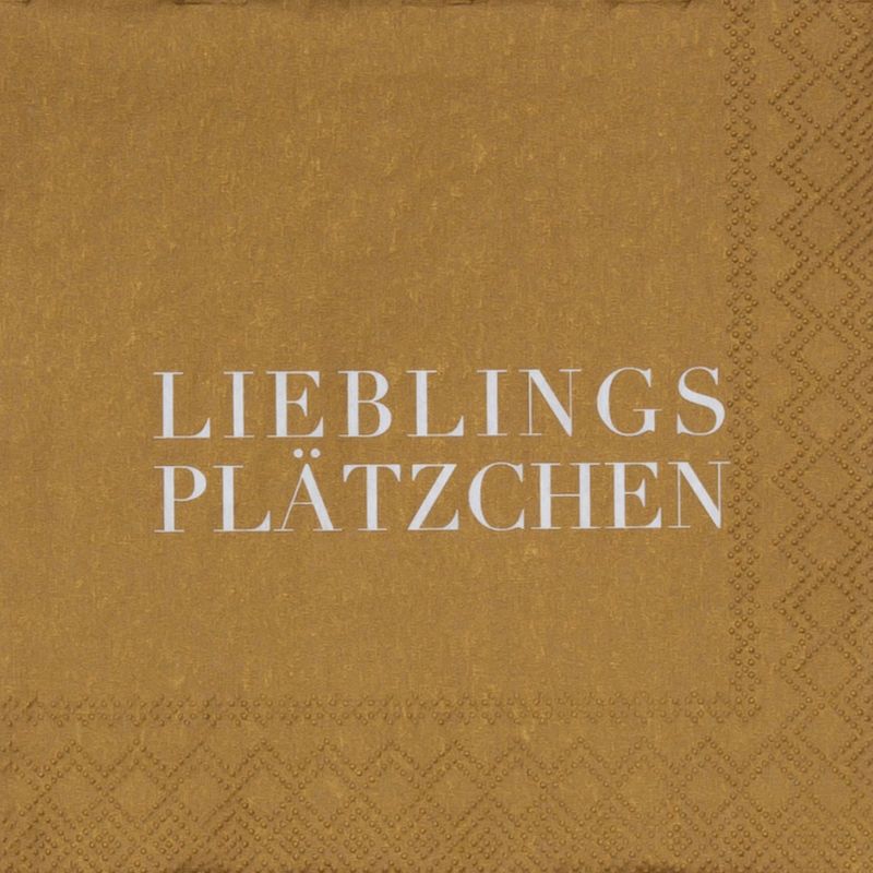 COCKTAILSERVIETTEN &quot;LIEBLINGSPLÄTZCHEN&quot;