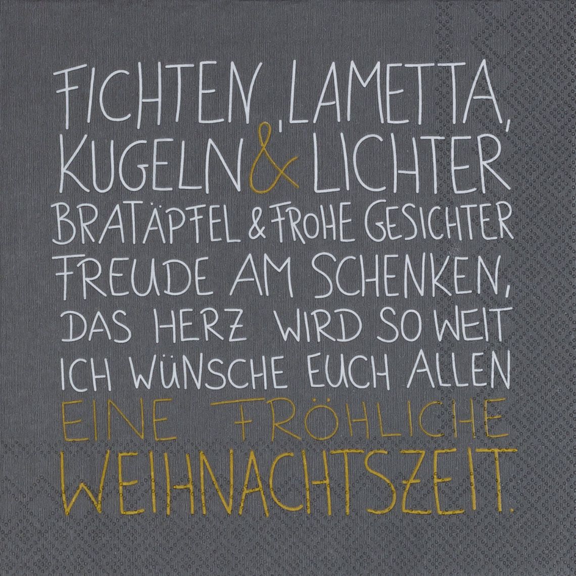 SERVIETTEN &quot;BRATAPFEL&quot;