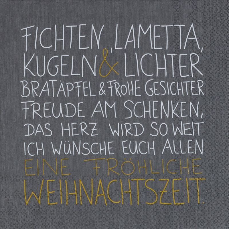 SERVIETTEN &quot;BRATAPFEL&quot;