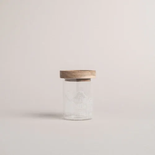 Mini Vorratsglas Häuser