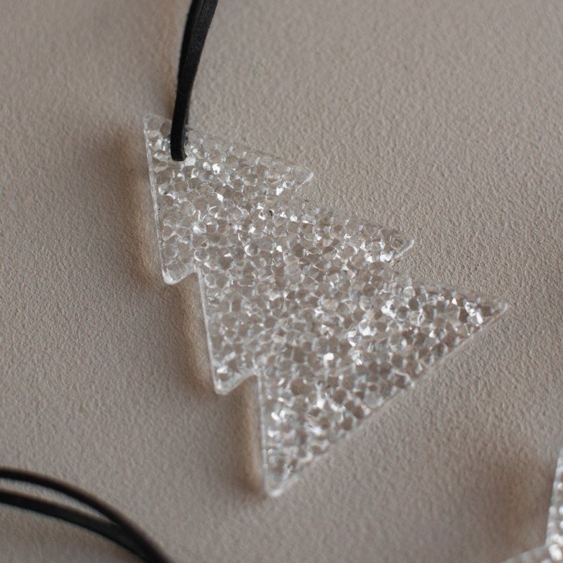 Anhänger glas Tannenbaum