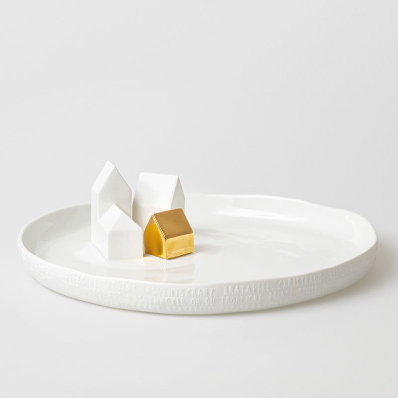 Winterlandschaft Teller Häuser