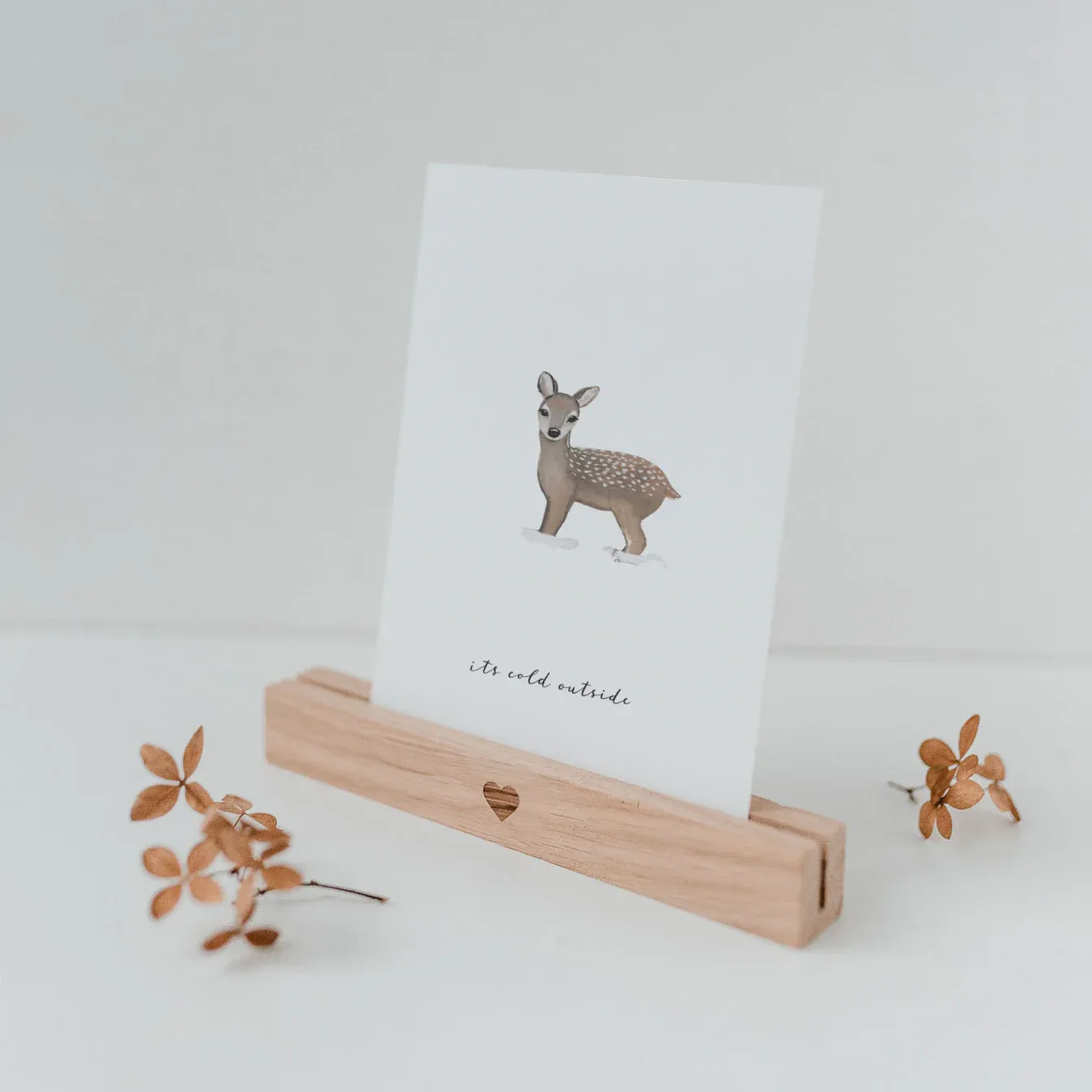 Postkarte Reh