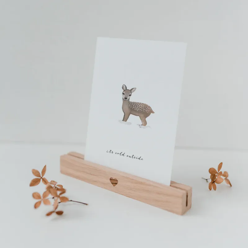 Postkarte Reh