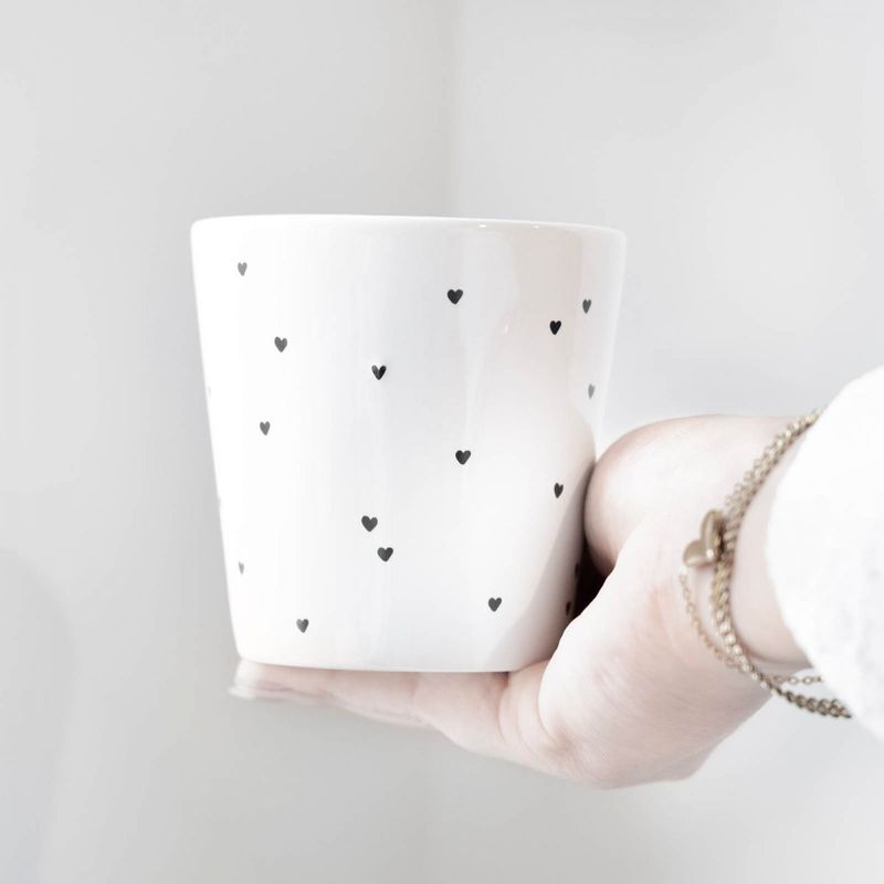 Bastion Collections Becher Herzen Keramik