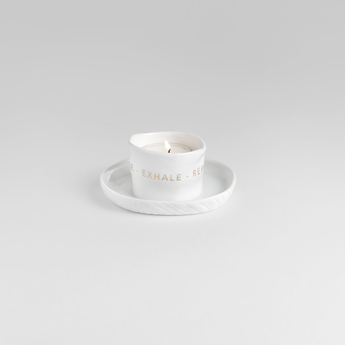ZEN SPIRIT. TEELICHT &quot;INHALE, EXHALE&quot;
