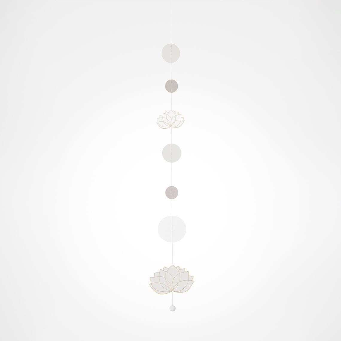 ZEN SPIRIT. PAPIERKETTE &quot;LOTUSBLÜTE&quot;