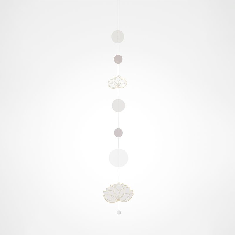 ZEN SPIRIT. PAPIERKETTE &quot;LOTUSBLÜTE&quot;