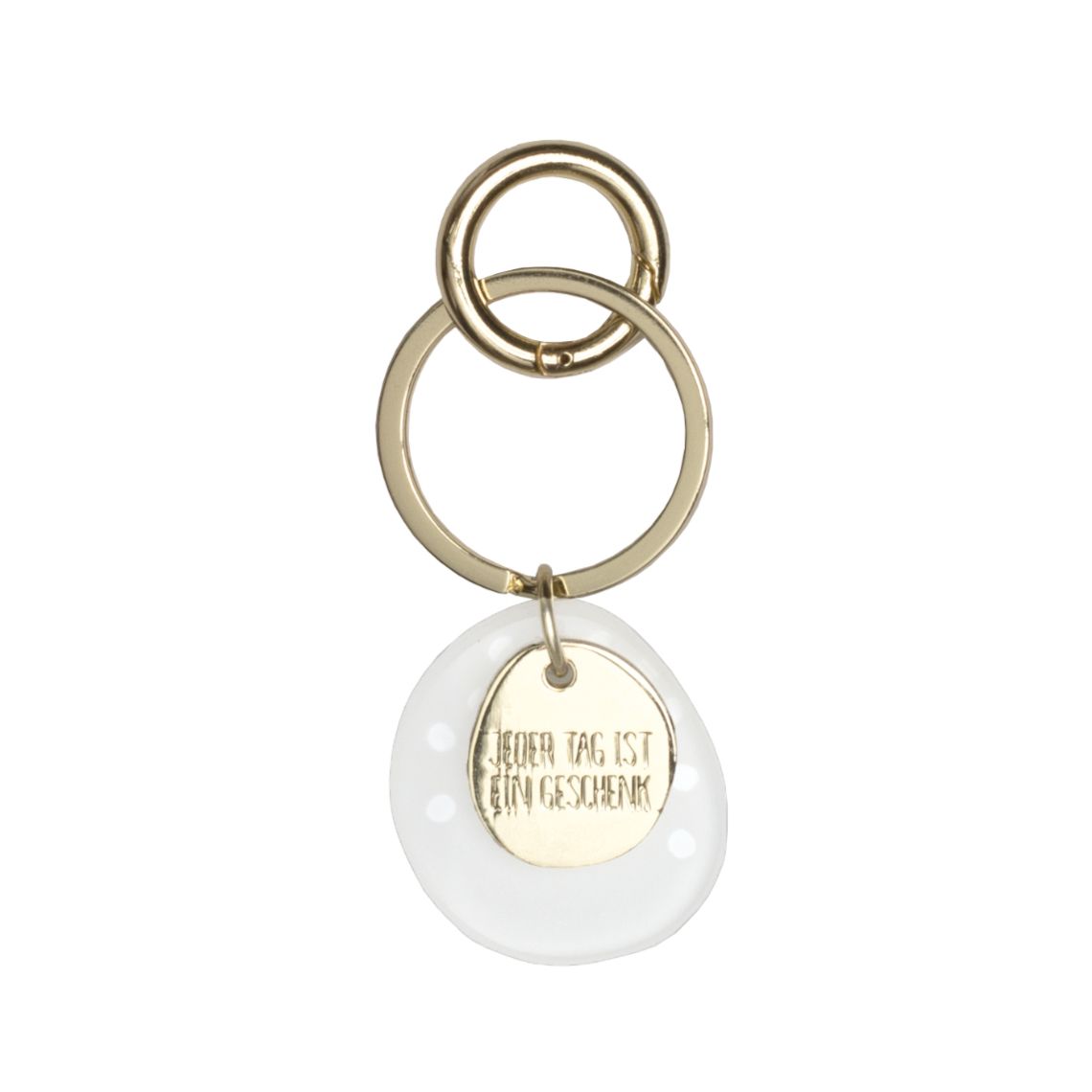 SCHLÜSSELSCHMUCK &quot;JEDER TAG IST EIN GESCHENK&quot;