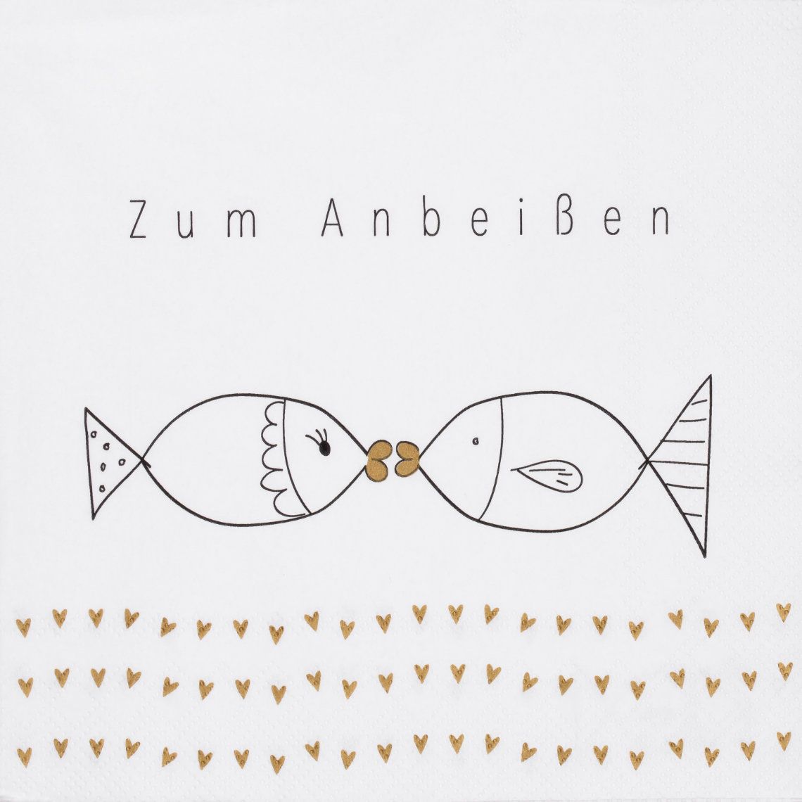 SERVIETTE &quot;ZUM ANBEISSEN&quot;