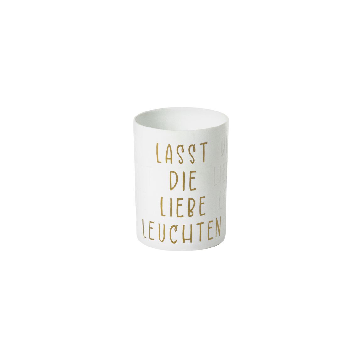 HOCHZEIT. TEELICHTHALTER &quot;LASST DIE LIEBE LEUCHTEN&quot;
