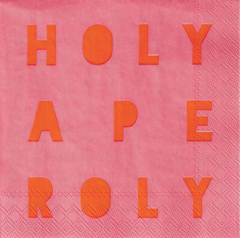 COCKTAILSERVIETTEN &#39;&#39;HOLY APEROLY&#39;&#39;