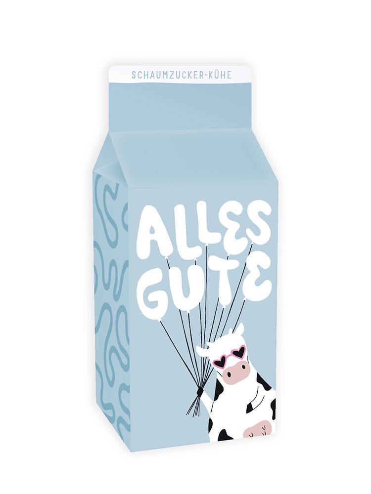 Schaumzucker-Kühe Alles Gute