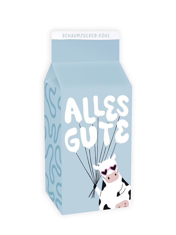 Schaumzucker-Kühe Alles Gute
